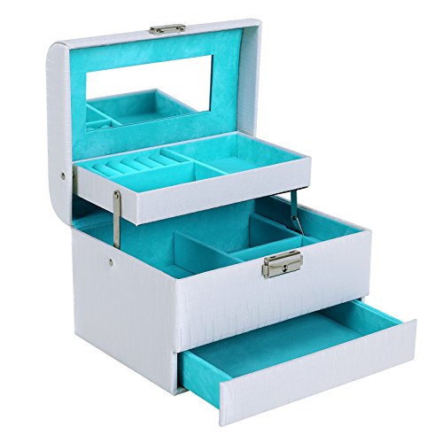 Coffret boîte à bijoux présentoirs beauty case ...