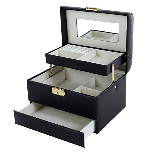 Coffret boîte à bijoux présentoirs beauty case ...