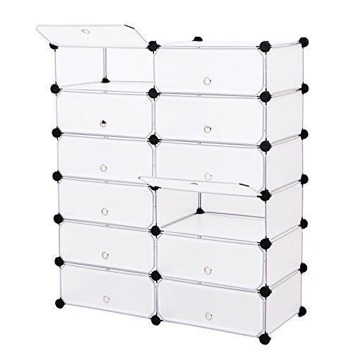 Armoire etagère à porte chaussures 6 couches fa...