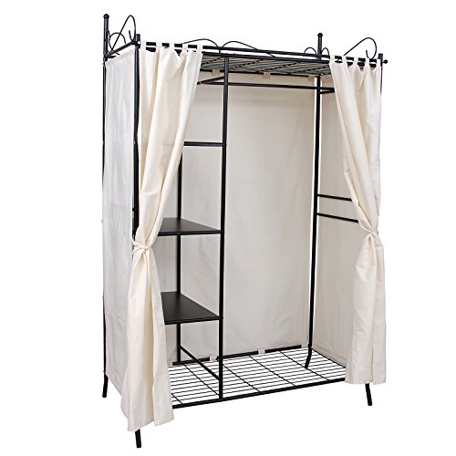 Armoire de rangement penderie de vêtement cadre...