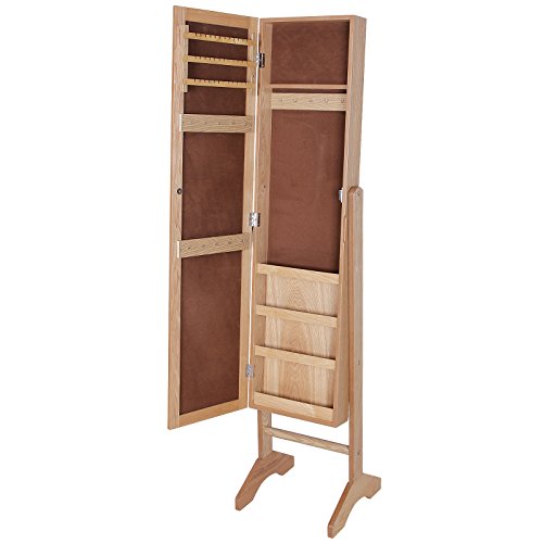 153x35,5x35 cm armoire à bijoux rangement avec ...