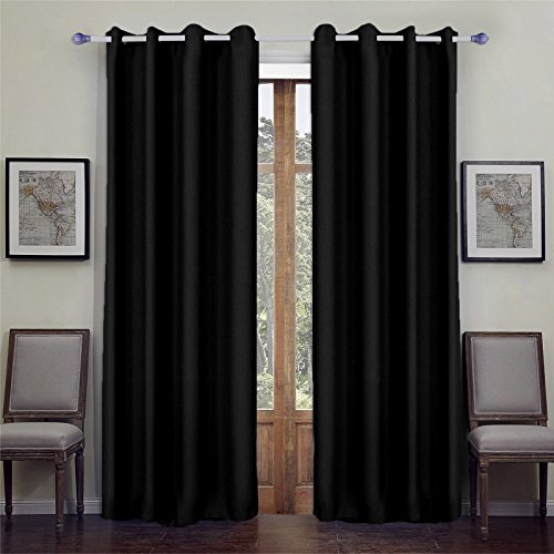 Lot de 2 rideau occultant avec oeillets 145 x 2...