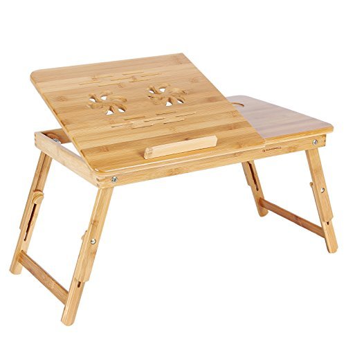 Table de lit pliable inclinable esthétique en b...