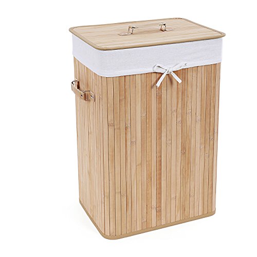 3 poignées, panier à linge, coffre à linge 100%...