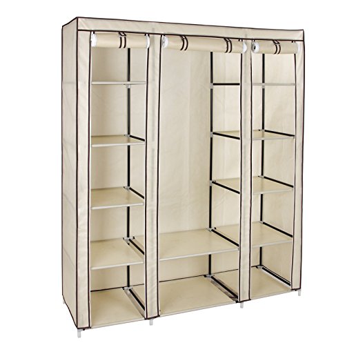 Xxl armoire de rangement penderie dressing en t...