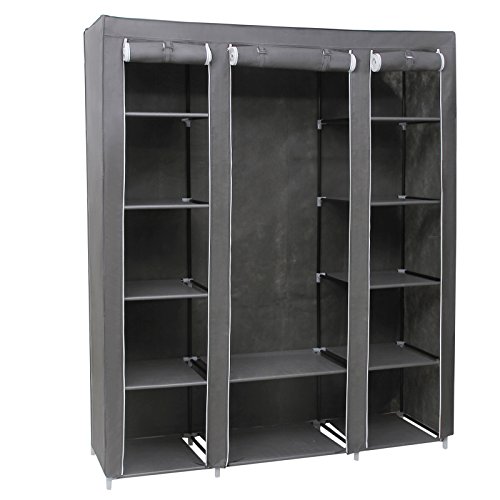 Xxl armoire de rangement penderie dressing en t...