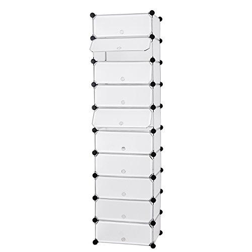 Armoire étagère à porte chaussures 10 couches f...