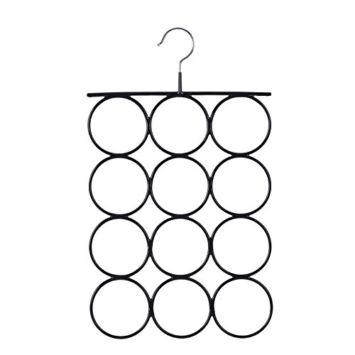 Songmics Echarpe cintre, porte-écharpes, hanger 12 anneaux pour cravates/ceintures/écharpes cri22b code EAN 6955880356249 