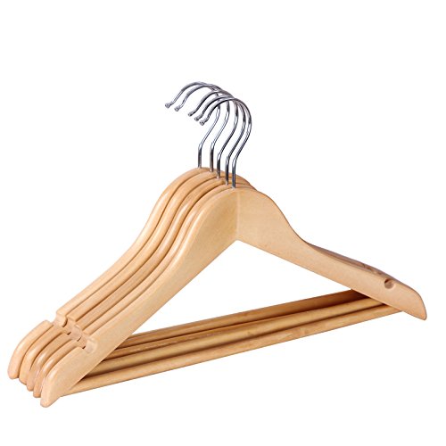 Lot de 20 cintres pour enfant en bois avec enco...