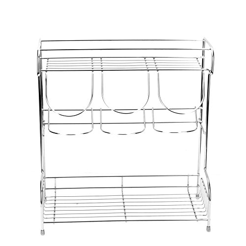 Étagère de la cuisine d'acier inoxydable de pan...