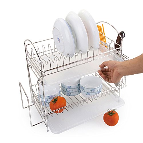 Étagères de cuisine en acier inoxydable plat do...