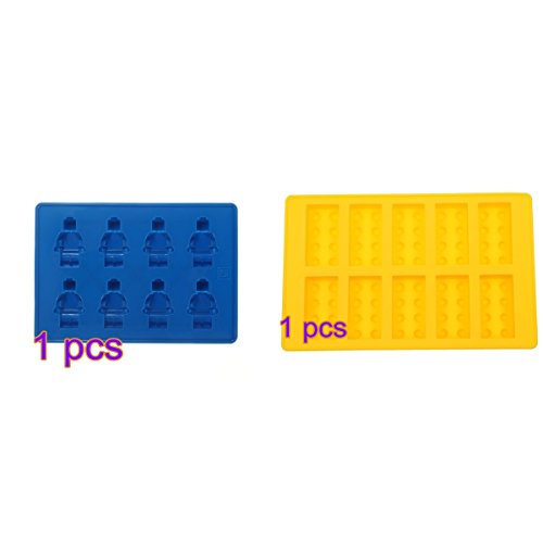 Man Figurine Robot Moule en silicone Ice Cube p...