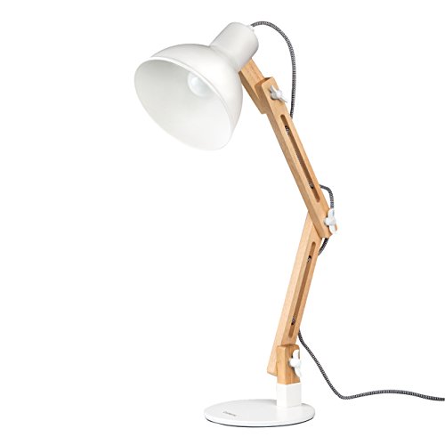 Tomons Décoration lampe de table led lampe de bureau salon design original lampe en bois architecte moderne réglable luminaire industrielle à pose 6957599315999 (6957599315999)