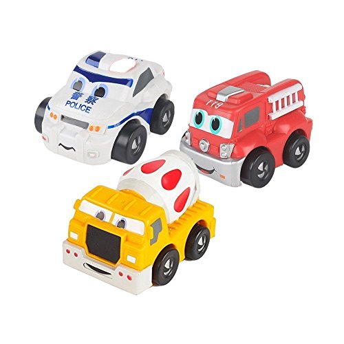 Mini pull-back véhicules play set - soft et com...