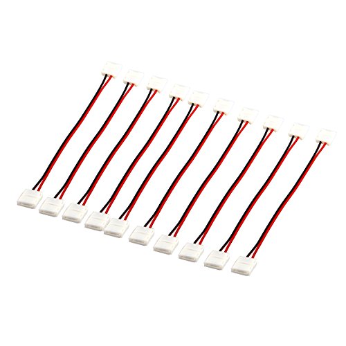 XKTTSUEERCRR (Pack de 10) 8 mm 3528 LED Strip Bande Connecteur 2 Broches Strip Câble Strip Jumper pour 3528 LED Strip Bande 6959304529820 XKTtsueercrr XKTTSUEERCRR (Pack de 10) 8 mm 3528 LED Strip Bande Connecteur 2 Broches Strip Câble Strip Jumper pour 3528 LED Strip Bande 6959304529820 XKTtsueercrr