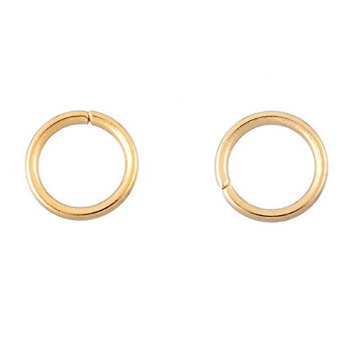 30 anneaux ouvert en acier inoxydable couleur d...