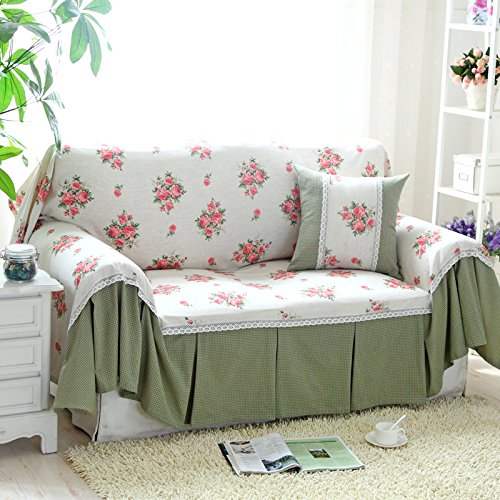 WorldBuyers Deutsches elektronen-synchrotron Garden Housse de Canapé Housse de Canapé Canapé antidérapant en coton serviette serviette pour canapé 180*300cm code EAN 6963213366018 