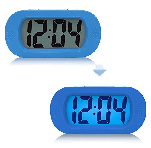 Alarm Horloge LED Réveil Lumineux Silencieux El...