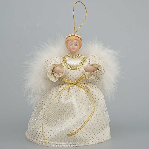 15,2 cm fait main ange en porcelaine poupée déc...