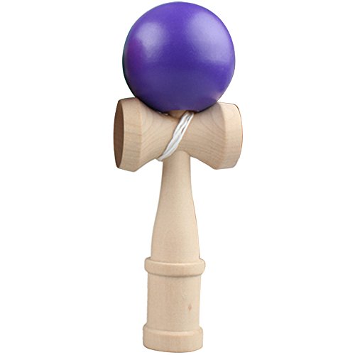 Beetest Enfants adultes compétence en bois traditionnelle japonaise ball kendama catch ball jeu jouet violet 6970230638165 (6970230638165)