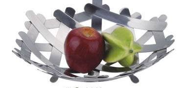 Acier inoxydable sculpture sur une fleur et le ...