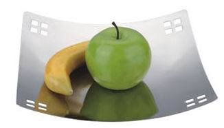 Acier inoxydable sculpture sur une fleur et le ...