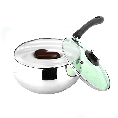 Cuisine épais Pan Pan isolé le lait poignées in...