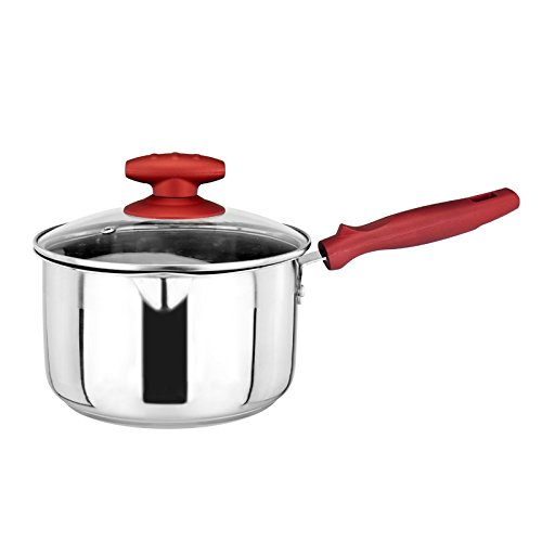 Cuisine épais Pan Pan isolé le lait poignées in...