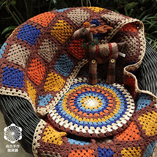 Tricoté main complet de Flanelle douce serviett...