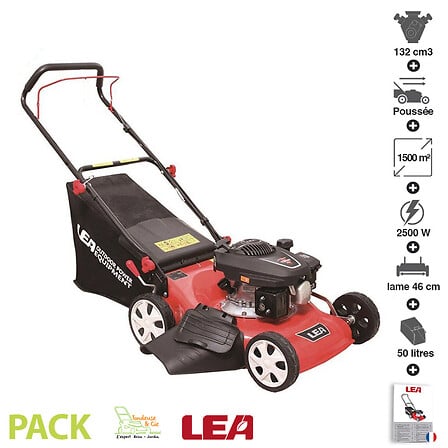 Tondeuse à gazon mulching 4 temps 132cm3 coupe ...