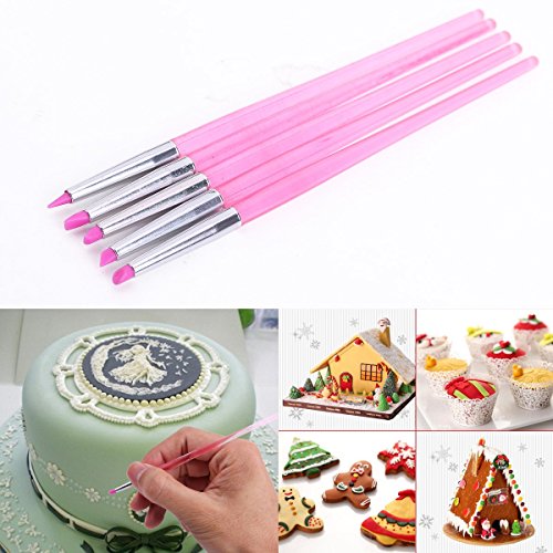 Surepromise 5pcs stylo pour colorer pâte à sucr...