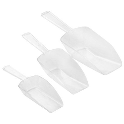 Lot de 3 en plastique transparent sucre bonbons...