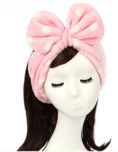 KeAiDuo Bandeau serre-tête - Bandeau Cheveux - Nœud à deux boucles - Maquiller - Débarbouillage - Salle de Bain - Faire du sport 6987229457225 (6987229457225)