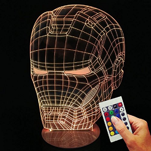 The Avengers Lampe Déco Iron Man Tête (hologram...