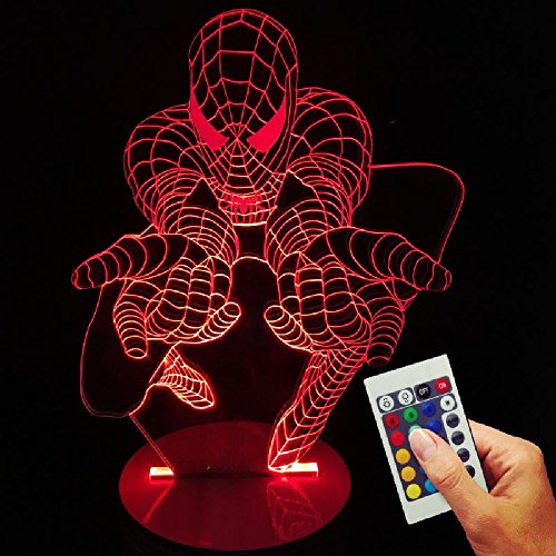 Spiderman Lampe Déco Come To Me (hologramme Ill...