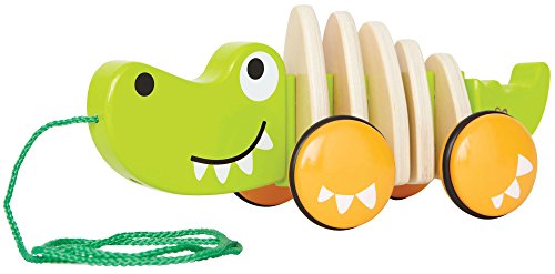 Hape - E0348 - Jouet À Tirer - Crocodile