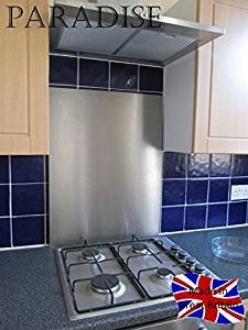 Paradise Dosseret 0,9 mm plaque de cuisson Cuisine en acier inoxydable satiné brossé, Acier inoxydable, 600mm x 700mm code EAN 7102976941974 