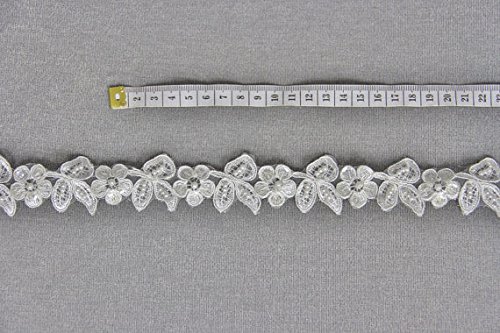 2001 filaire festonné Ivoire clair Bordure en d...