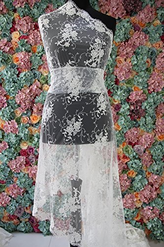 060092 vendu par 1/2 Yard Ivoire filaire França...