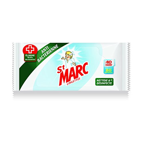 Lingettes anti-bactériennes extra larges x 40 -...