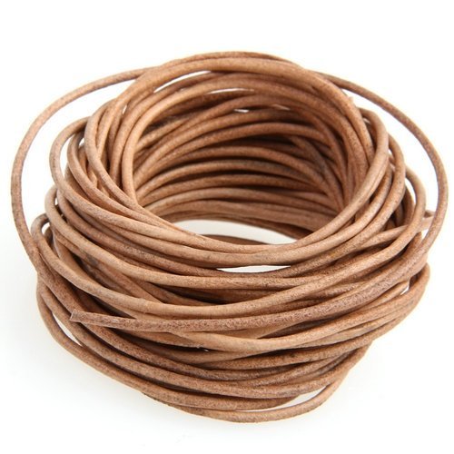 Nouveau cordon Cuero couleur Marr para Collar C...