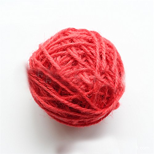 New 25m * 3ply Colorful corde de chanvre Tissag...