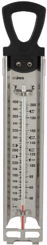 Deep fry/candy thermometer with hanging ring, 2-inch by 11-3/4-inch 7152555198114 Winco