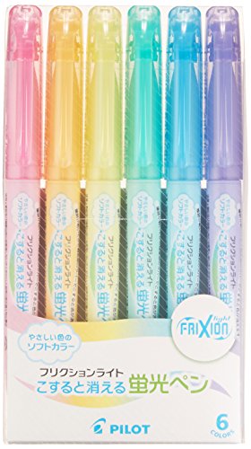 Office Supply Store Pilot FriXion Light Soft Color Erasable Highlighter Pen - 6 Color Set code EAN 7174117214278 