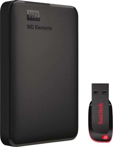 DISQUE DUR EXTERNE + CLÉ USB 2.0