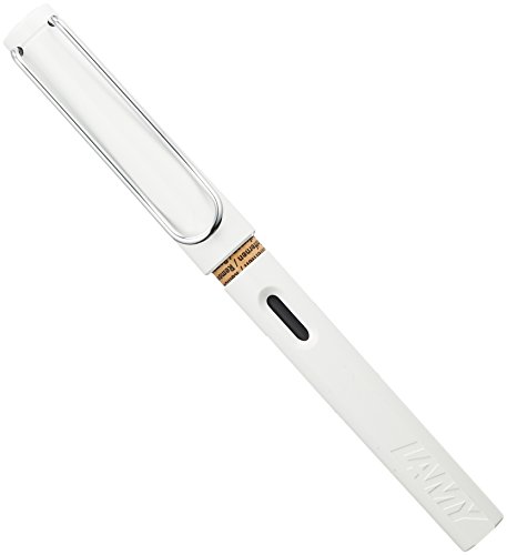 - stylo plume safari blanc brillant, plume acie...