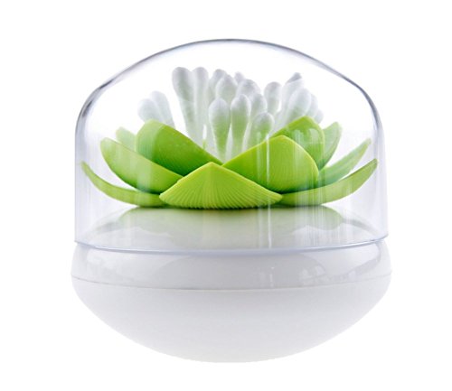 Boîte rangement porte-cure-dents cotons tiges s...