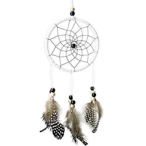 en forme de cercle-Dream Catcher avec Plumes Wa...