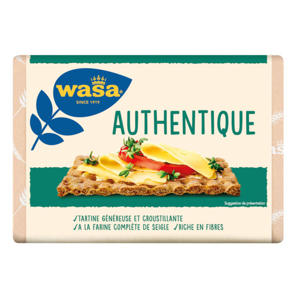  Tartines Croustillantes Authentique Wasa code EAN 7300400481588 