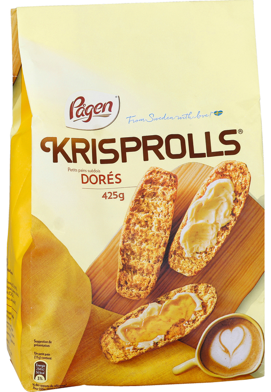 KRISPROLLS PETITS PAINS DORÉS code EAN 7311070362664 